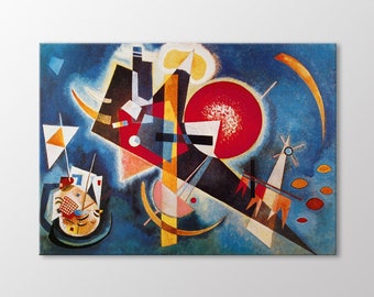 In the Blue by Wassily Kandinsky Canvas Wall Art