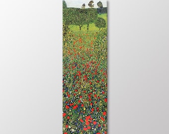 Poppie Garden by Gustav Klimt Canvas Wall Art