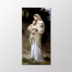 Innocence by William Bouguereau Canvas Wall Art, L&#39;innocence Painting, Christian Art Print