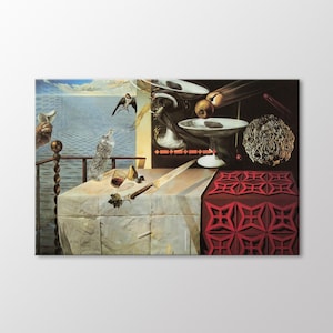 Still Life Fast Moving by Salvador Dali Canvas Wall Art
