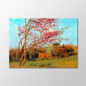 Landscape by John William GODWARD Canvas Wall Art
