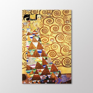 Waiting by Gustav Klimt Canvas Wall Art