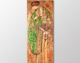 Stroll in the Willow Forest Canvas Print, Margaret Macdonald Mackintosh Wall Art