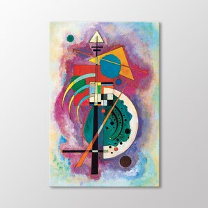 Hommage Agrohmann by Wassily Kandinsky Canvas Wall Art