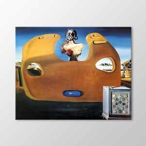 Memory Of The Child Woman by Salvador Dali Canvas Wall Art