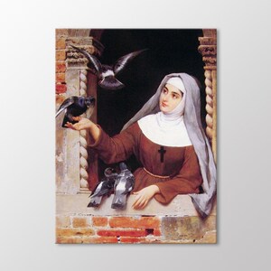 Gods Creatures by Eugene Von Blaas Canvas Wall Art