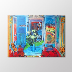 Fleurs by Raoul DUFY Canvas Wall Art