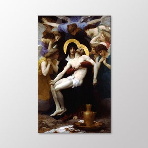 Pieta by William Bouguereau Canvas Wall Art