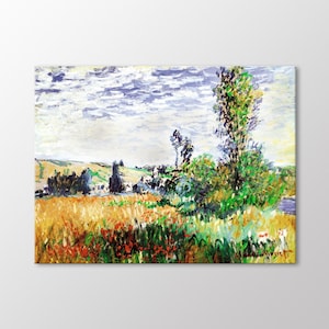 Vetheuil by Claude Monet Canvas Wall Art