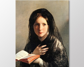 In Traumen Versunken Canvas Wall Art