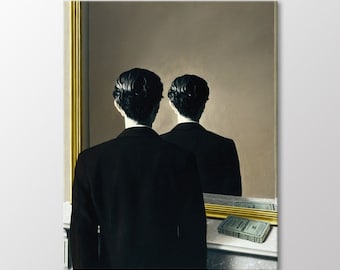 Not to be Reproduced by Rene Magritte Canvas Wall Art