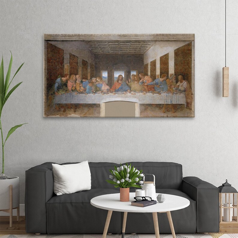 The Last Supper Canvas Print – Leonardo Da Vinci Renaissance Art - Etsy