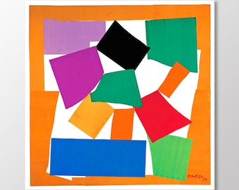 Matisse 'The Snail' Canvas Print, Colorful Abstract Art, Ready to Hang