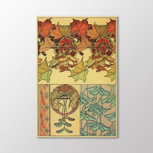 Decoratifs by Alphonse Mucha Leinwand Wandkunst