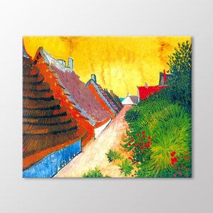 Street in Saintes Maries, 1888 by Vincent Van Gogh Canvas Wall Art