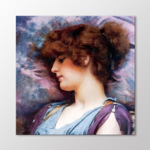 Far Away Thoughts by John William Godward Canvas Wall Art