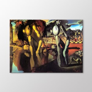 Metamorphose Des Narziss by Salvador Dali Canvas Wall Art