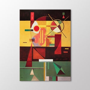 Decomposed Tension by Wassily Kandinsky Canvas Wall Art, Zersetzte Spannung Painting