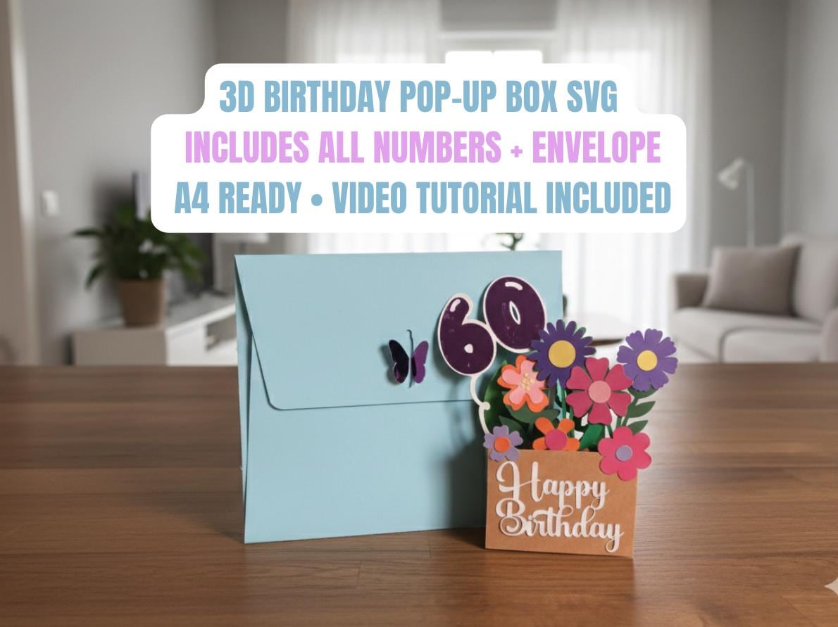 Biglietto Pop-up Musicale 3D Per Figlia – Con Busta, Regalo Personalizzabile Dai Genitori