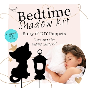 Digital Shadow Puppet Story Kit, Printable DIY Hand Shadow Puppets  Theater Silhouette Templates SVG, PDF, It/En/Fr/De/Es Multilingual, Kids