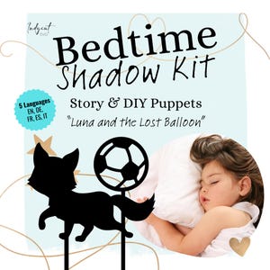 Digital Shadow Puppet Story Kit, Printable DIY Hand Shadow Puppets  Theater Silhouette Templates SVG, PDF, It/En/Fr/De/Es Multilingual, Kids