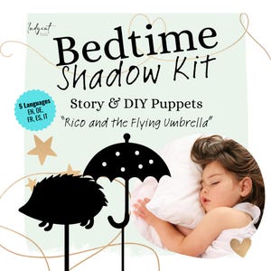 Digital Shadow Puppet Story Kit, Printable DIY Hand Shadow Puppets  Theater Silhouette Templates SVG, PDF, It/En/Fr/De/Es Multilingual, Kids