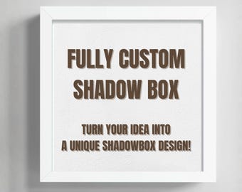 Custom Shadow Box SVG – Personalized Layered Lightbox Design – Cricut Shadow Box SVG File – Made from Scratch – Digital Download