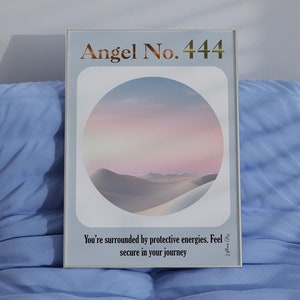 Impression Aura Ange numéro 444 : Art de la méditation spirituelle (téléchargement numérique)