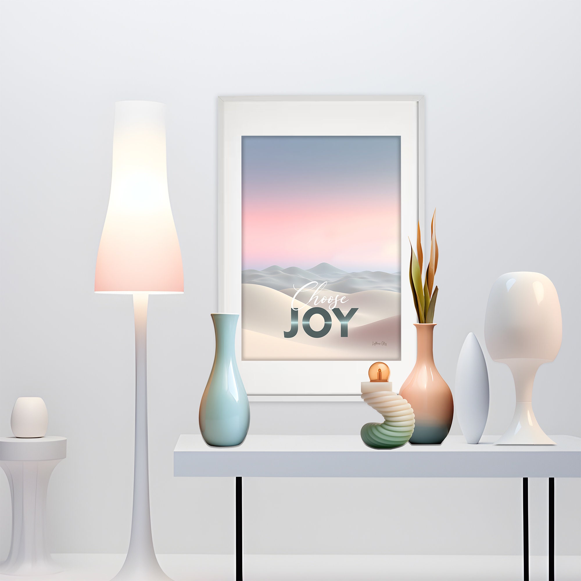 Choose Joy Digital Art Print Motivational Inspirational - Etsy