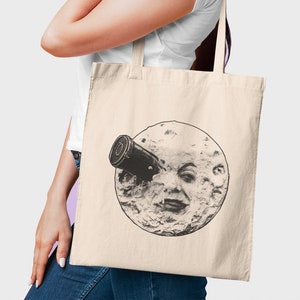 A Trip to the Moon 1902 Cotton Printed Tote Bag Gfit