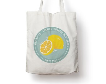 Nick Miller lemonade New Girl TV Show Cotton Tote Bag