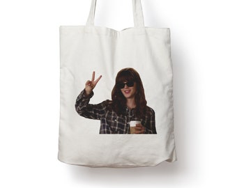 Jess Day hungover New Girl TV Show Cotton Tote Bag