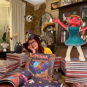 Minka and the Discovery of You. Space fantasy, beautifully illustrated children's book, great children's gift