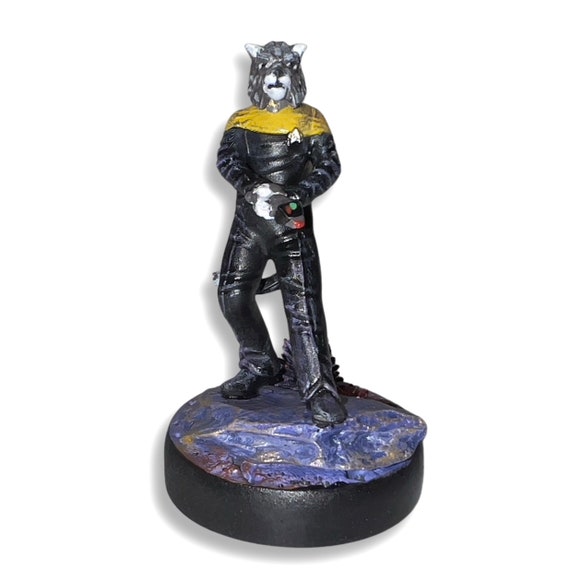 Painted 24th Century Star Trek Male Caitian Miniature