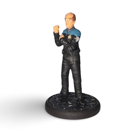 Painted 24th Century Star Trek Male Human Hologram Miniature “the Doctor”