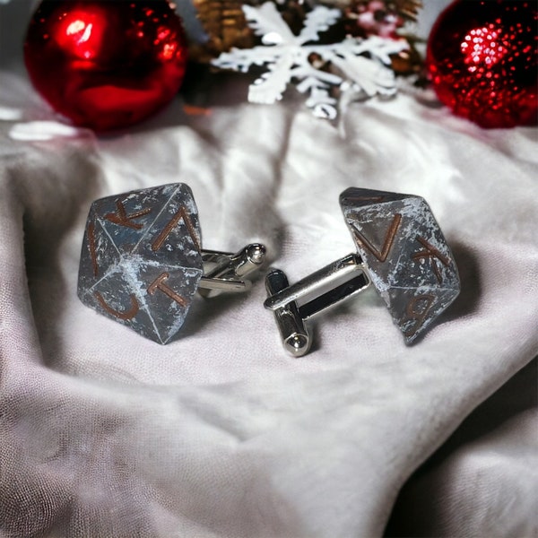 Ancient Greek Dice Cufflinks