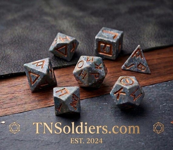 Ancient Coptic Dice Set