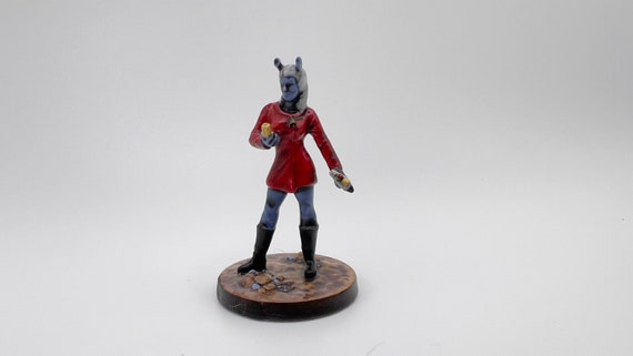 Painted Star Trek Female Andorian Miniature