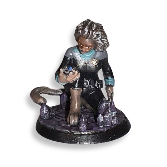 Painted 24th Century Star Trek Female Caitian Miniature