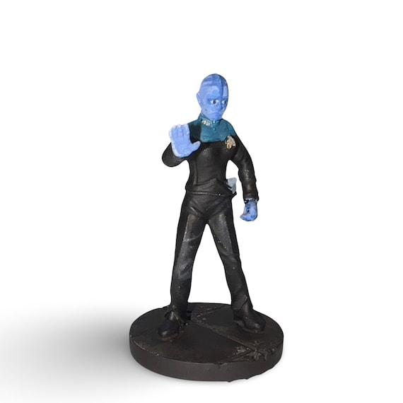 Painted 24th Century Star Trek Female Bolian Miniature