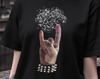 Wild 'Thing' t shirt, Rocking Thing Tee, Wednesday Fan Shirt, Never More Academy