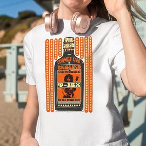 T-Rex Artwork Premium Unisex T-shirt 70&#39; Music 80&#39; Music Urban Style Music Legendary Rock Band T-shirt Glam Rock Vintage Concert Poster Tee