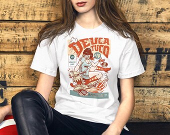 80' Scooter Club Comic Premium Unisex t shirt, Music 80' Music Urban Style Motorcycle Groups Legendary Vintage Rock T-shirt
