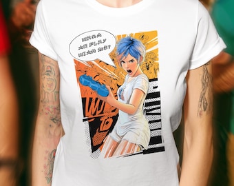 Play With Me Gamer t shirt, Gaming Aesthetics Trending Anime Shirt, Manga Fashion Cosplay Tee