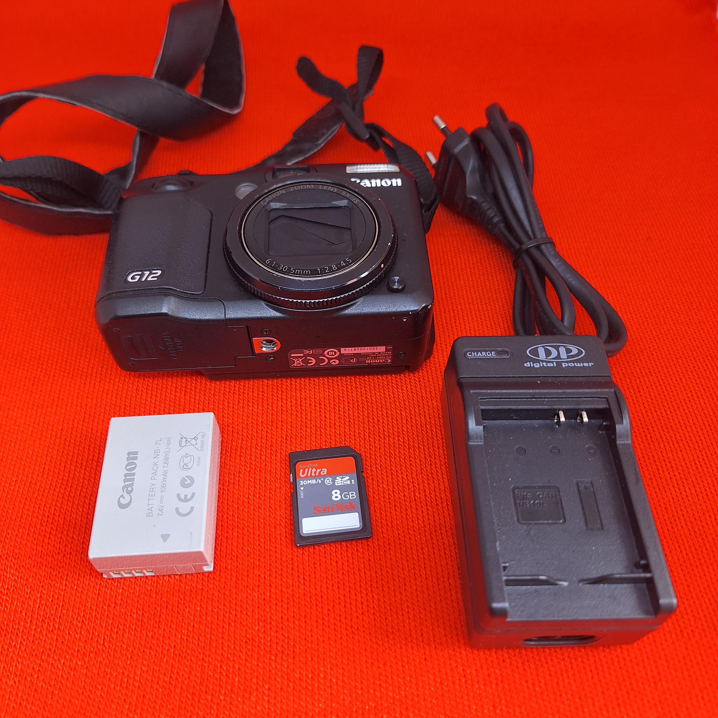 Canon Powershot G12 Digital Camera – Vintage CCD Digicam – Retro