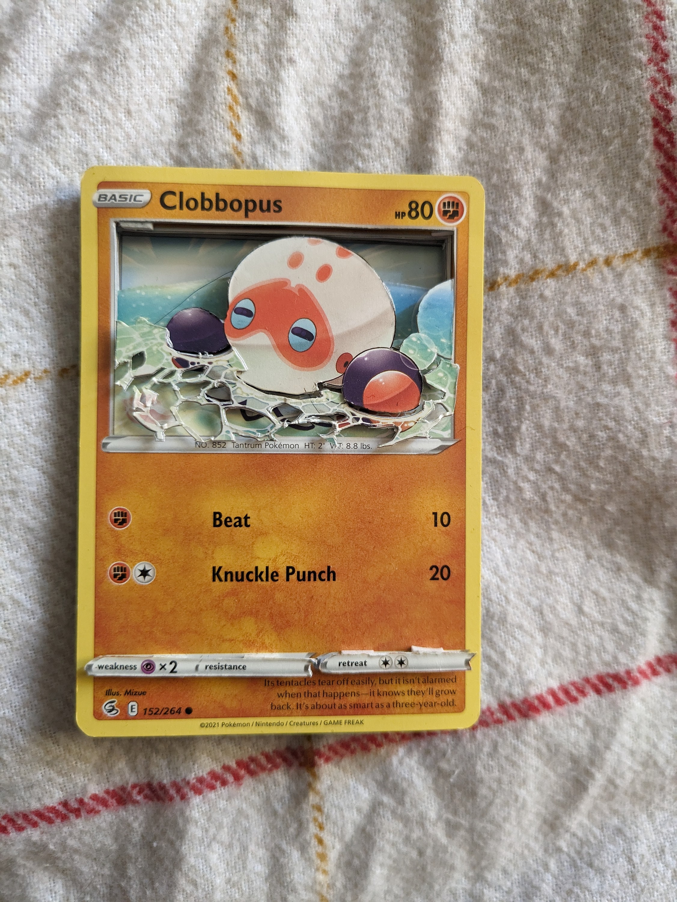 clobbopus pokemon card Clobbopus - SV072/SV122 Shiny Holo Rare