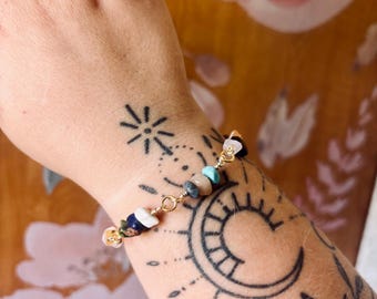 Chipped Stone Bracelet