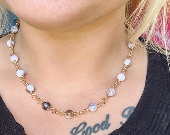 Neutral Natural Gold Necklace