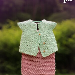 Baby Pie Dress and Cardigan