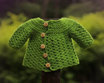 Cozy Green Cardigan